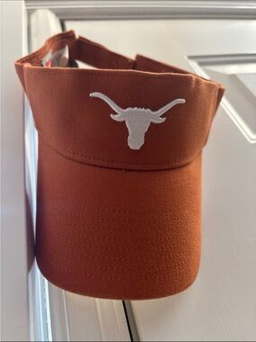 Texas Longhorns orange/Rust Visor with White Longhorn Logo